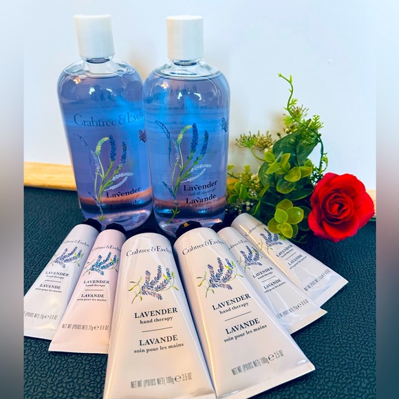 Crabtree & Evelyn Bath Gel and Hand Therapy Bundle - Lavender